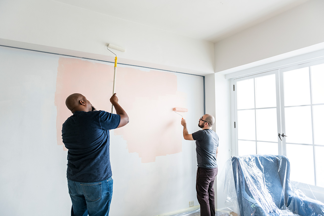 Interior Paint - smooth wall finishes